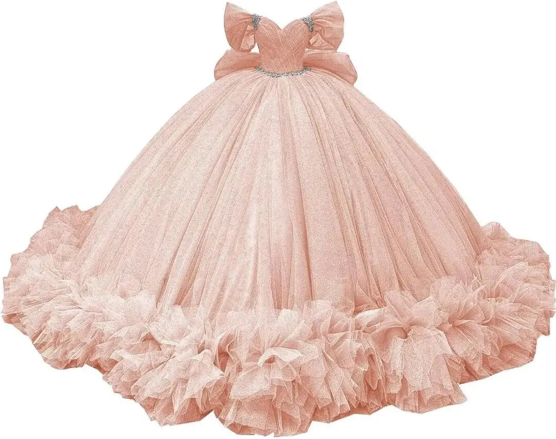 Yifanier Puffy Tulle Quinceanera Ball Gown
