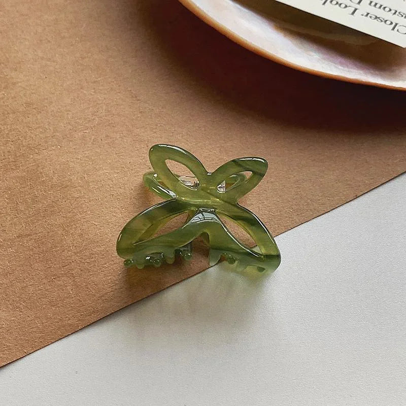 M&T Wear - Half Tie Butterfly Hair Clip Shark Clip