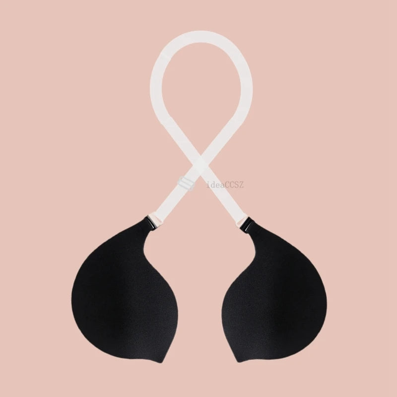 M&T Wear - Strapless Bra for Women Seamless Invisible Push Up Bras Backless Wedding Brassiere Self Adhesive Sexy Lingerie A To C Cup - M&T Wear