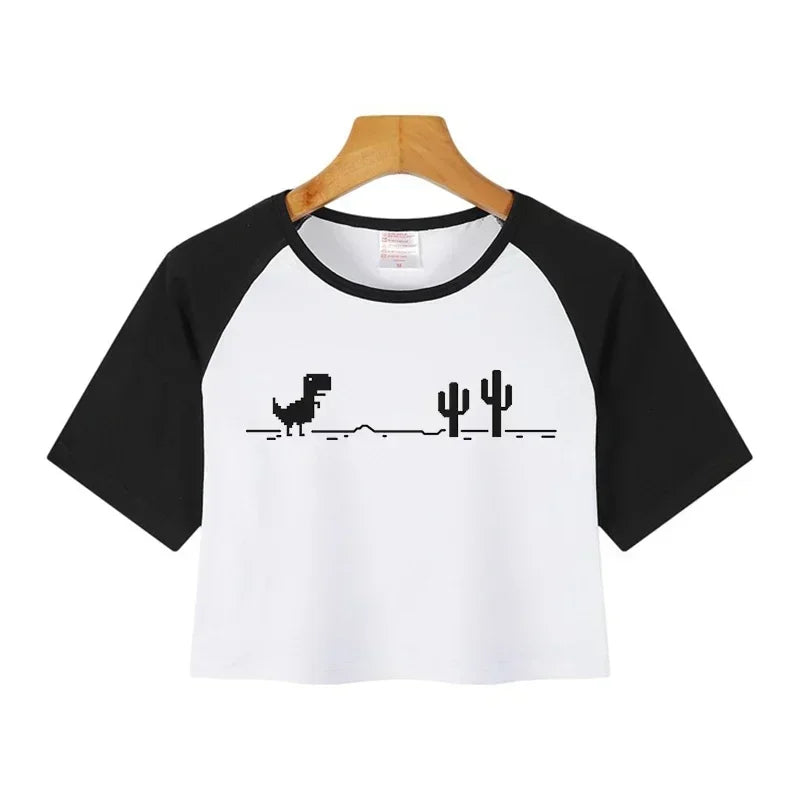 Y2K Harajuku Graphic Crop Top