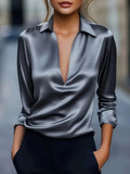 Modern Satin Work Shirt