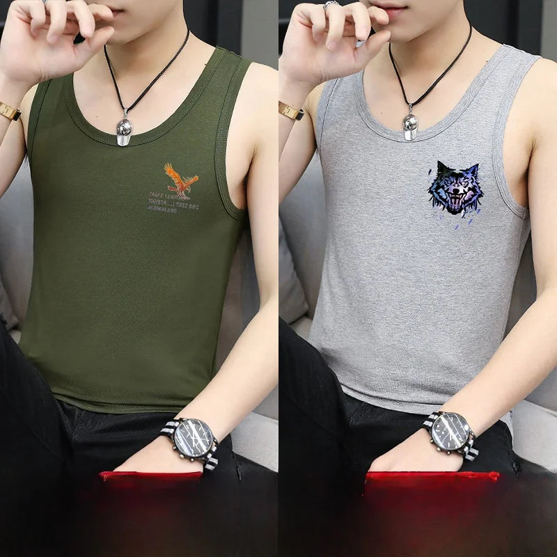 M&T Wear - Men's "Ice Silk" Cooling Iron-Free Sports Vest