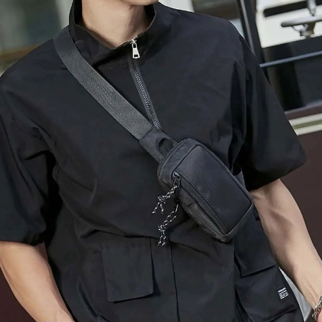 M&T Wear – Men’s Mini Oxford Crossbody Bag Casual Shoulder Messenger Bag