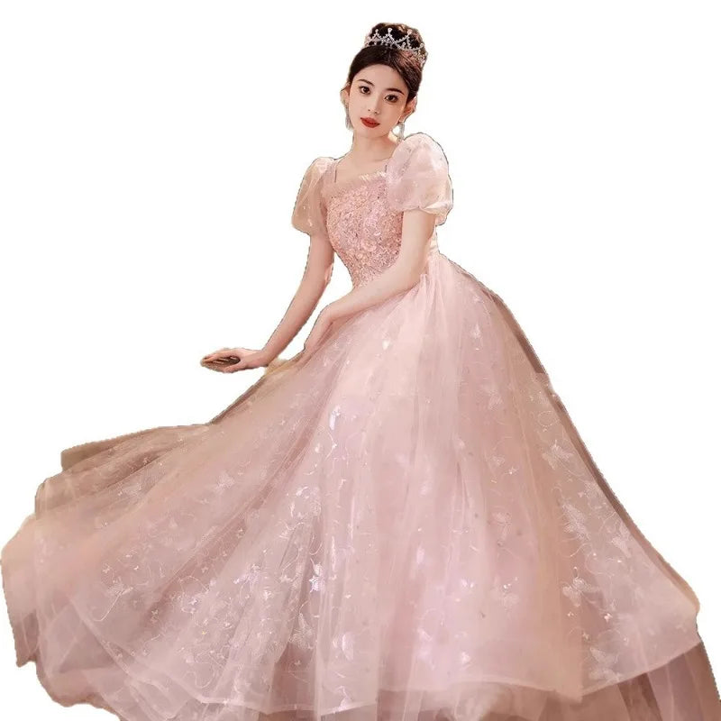 French Style High-End Evening Gown