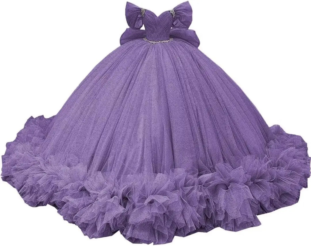 Yifanier Puffy Tulle Quinceanera Ball Gown