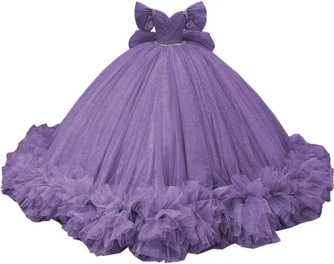 Yifanier Puffy Tulle Quinceanera Ball Gown