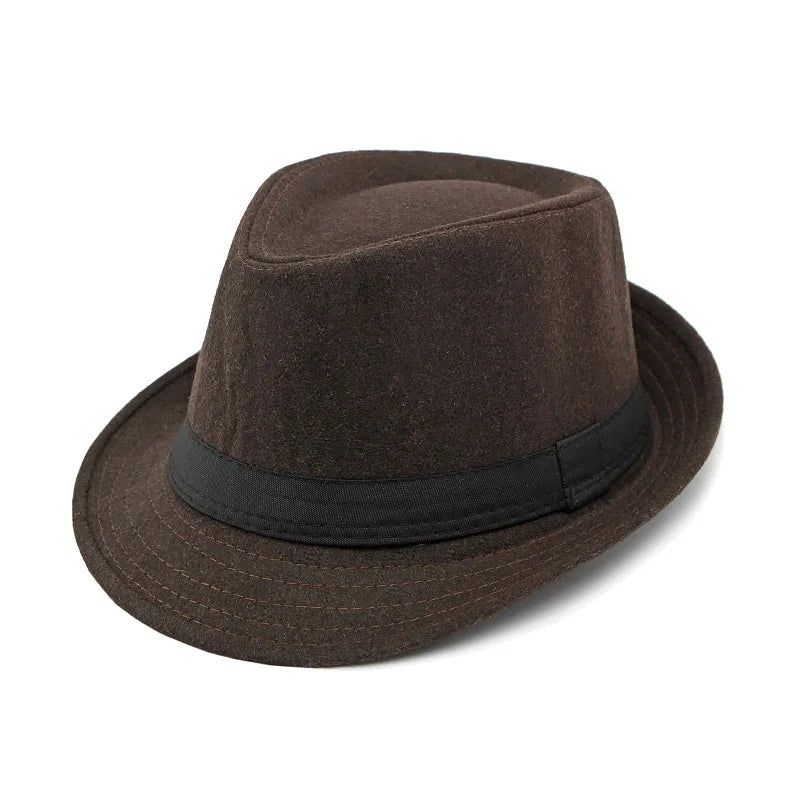 M&T Wear - Simple Plain Woolen British Jazz Hat