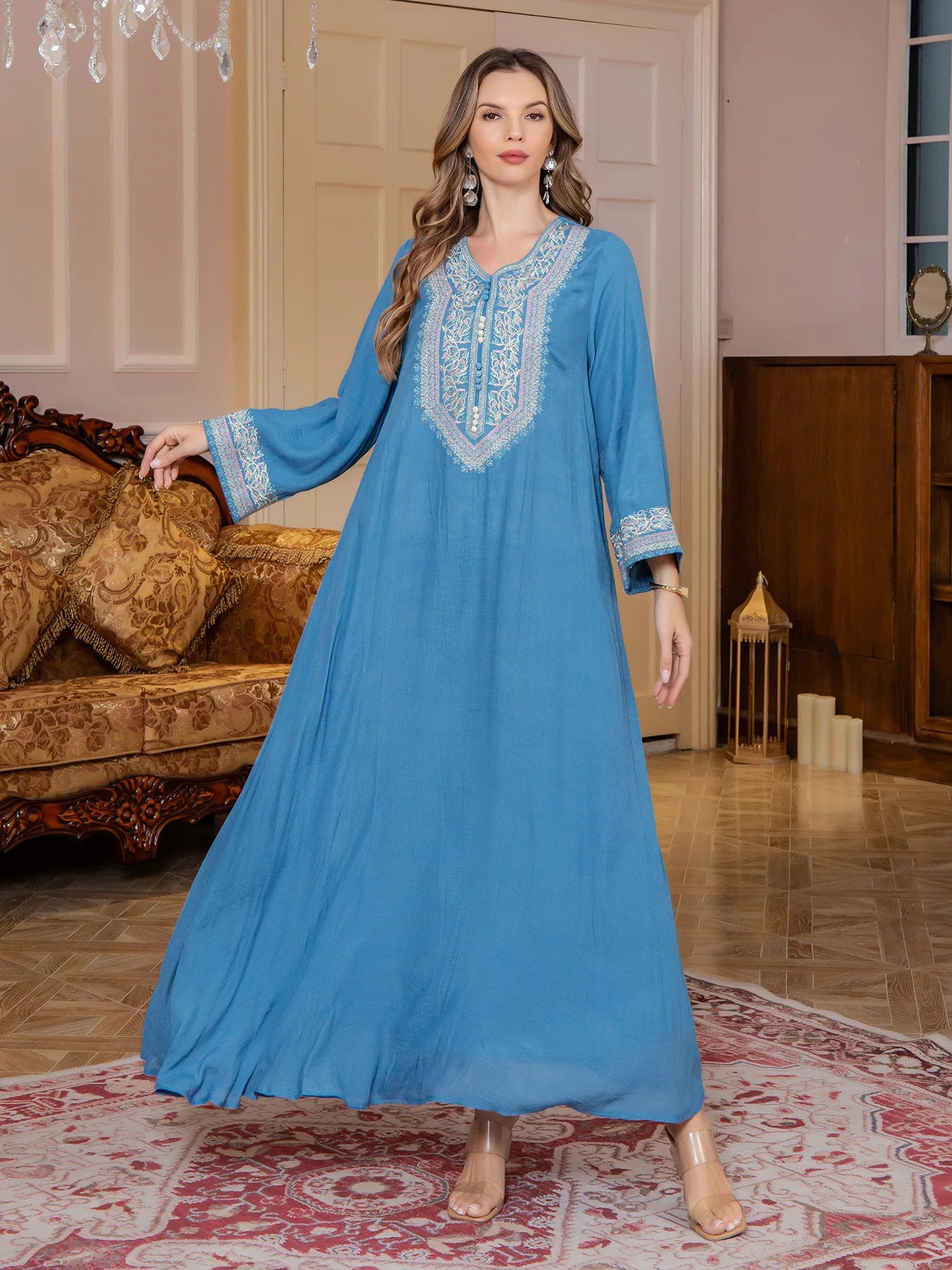 M&T Wear -Pakistani Style Embroidered Diamond Dress