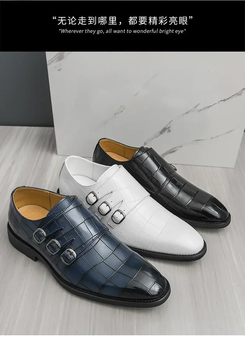 M&T Wear - Men's Classic Slip-On Oxford Dress Shoes