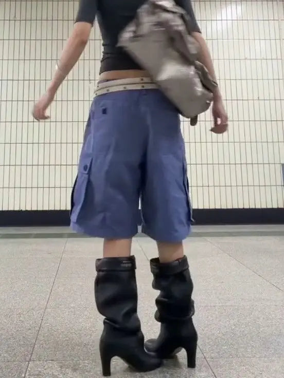 Retro Y2K Cargo Shorts