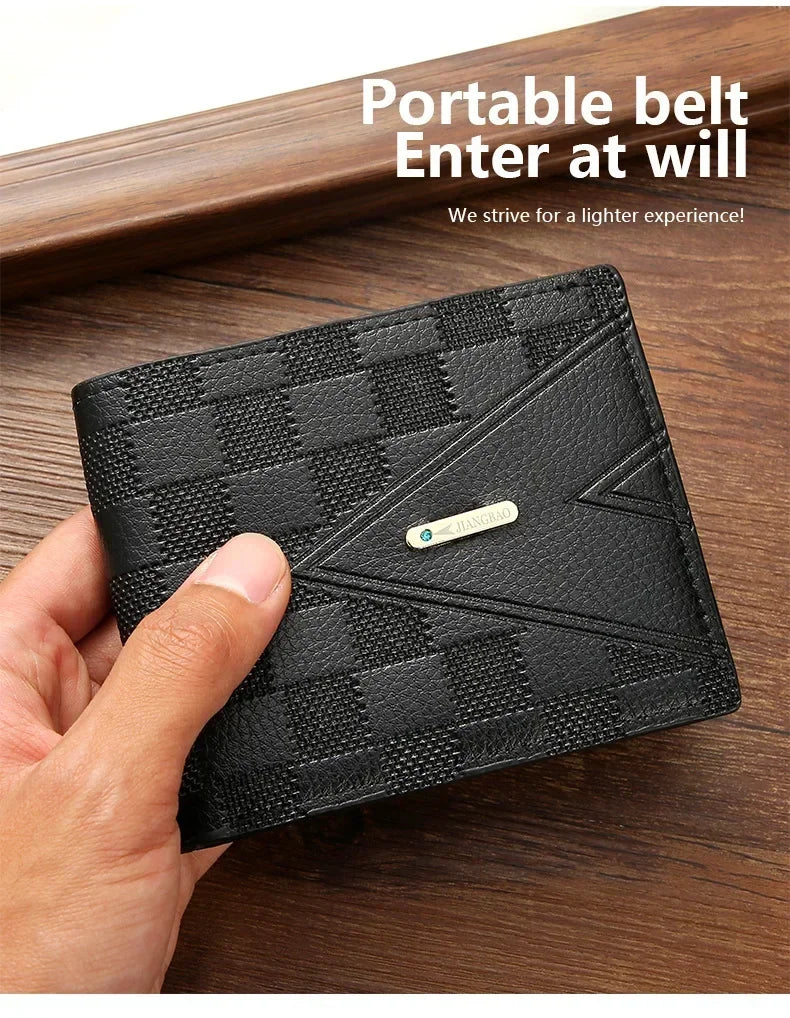 M&T Wear - Men’s Casual PU Leather Short Wallet