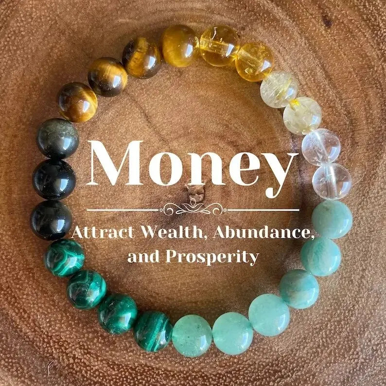 M&T Wear - 6 Styles Bracelet: Money, Empath Protection, Grounding & Protection, Self-Love