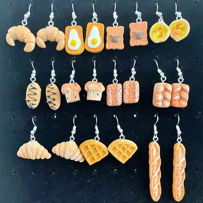 M&T Wear - Geometric Cute Food Series Earrings