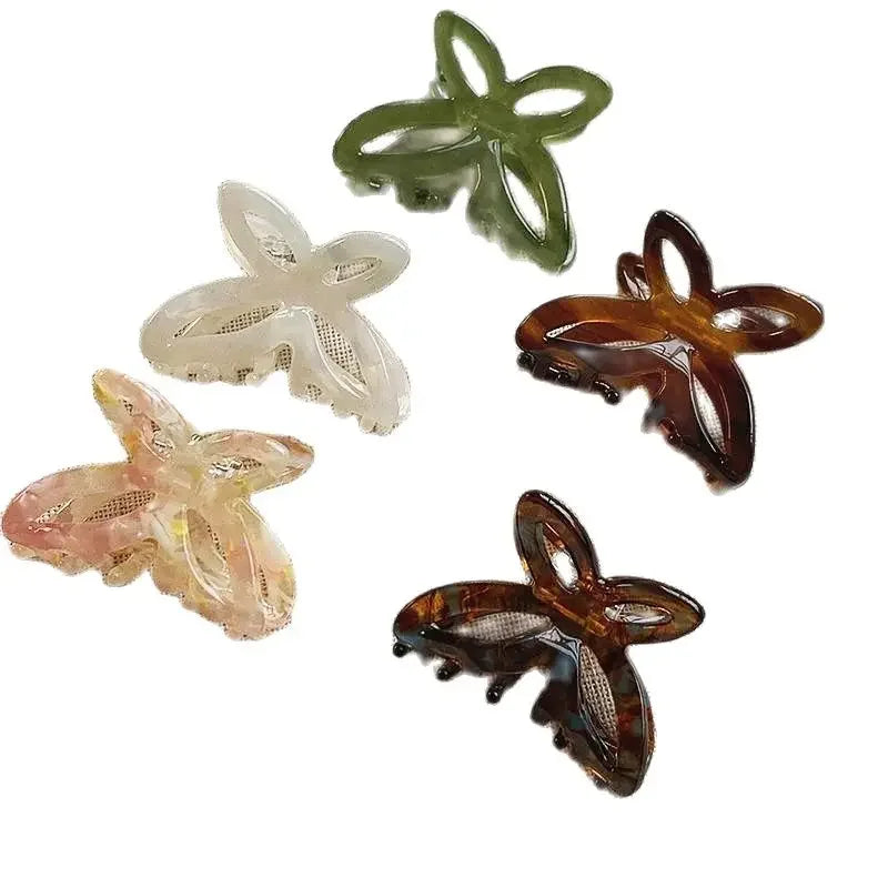 M&T Wear - Half Tie Butterfly Hair Clip Shark Clip