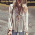 Boho Embroidery Blouse
