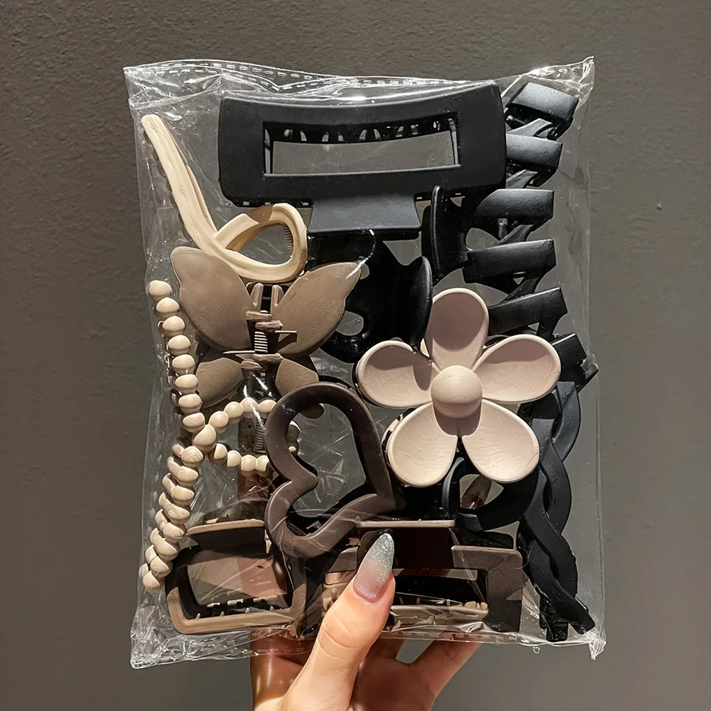 M&T Wear - 11-Head Shark Hair Clip Styling Set with Head Pad