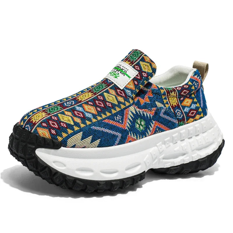 M&T Wear - Men Shoes New Casual Shoes Soft Casual Sneaker Breathable Running Shoes For Man Bohemian Style Canvas Shoes - M&T Wear