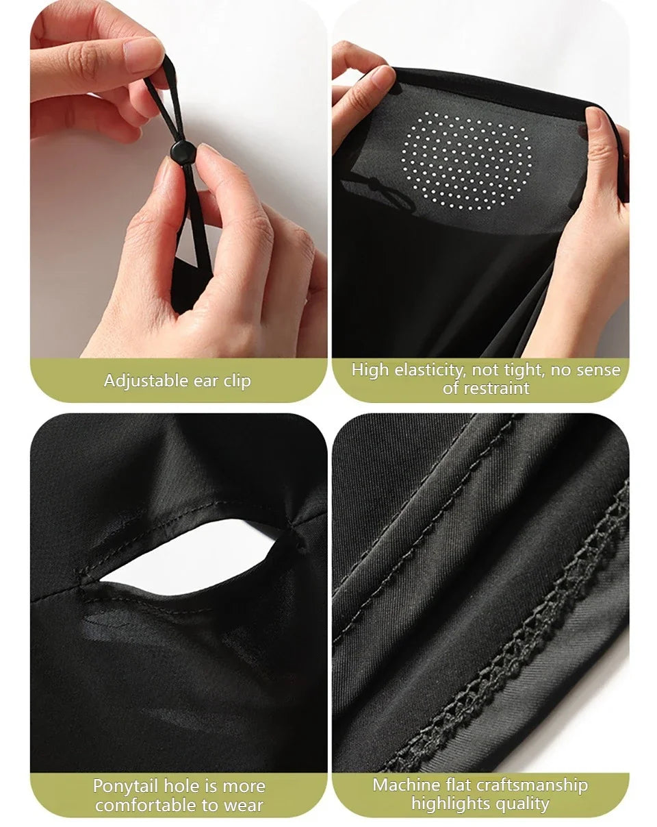 M&T Wear - Outdoor Full Face Sun Hat with Mask, Breathable UV Protection