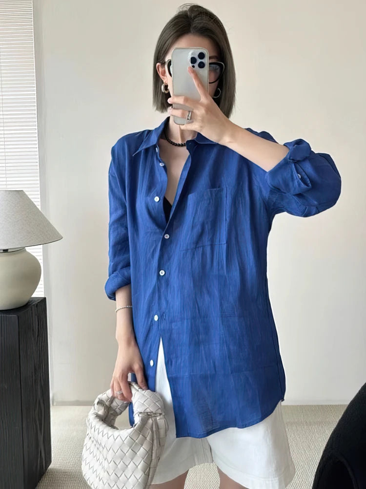 Cloud Linen Oversize Shirt