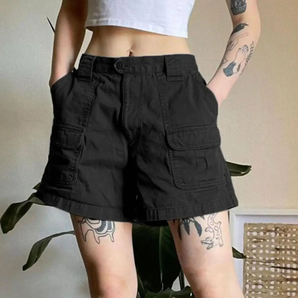 Retro Utility Cargo Shorts
