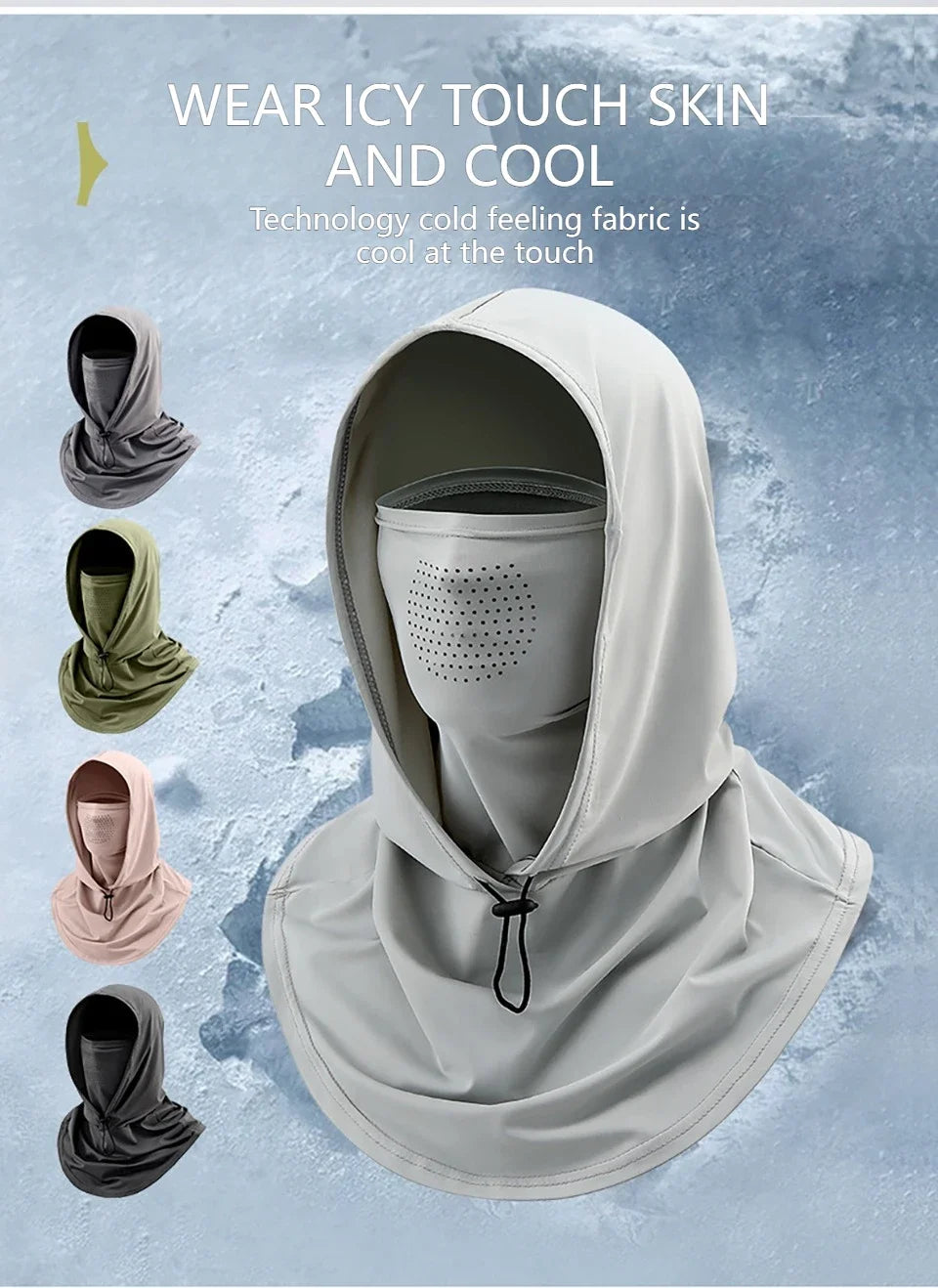 M&T Wear - Outdoor Full Face Sun Hat with Mask, Breathable UV Protection