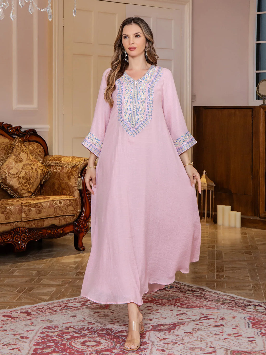 M&T Wear -Pakistani Style Embroidered Diamond Dress