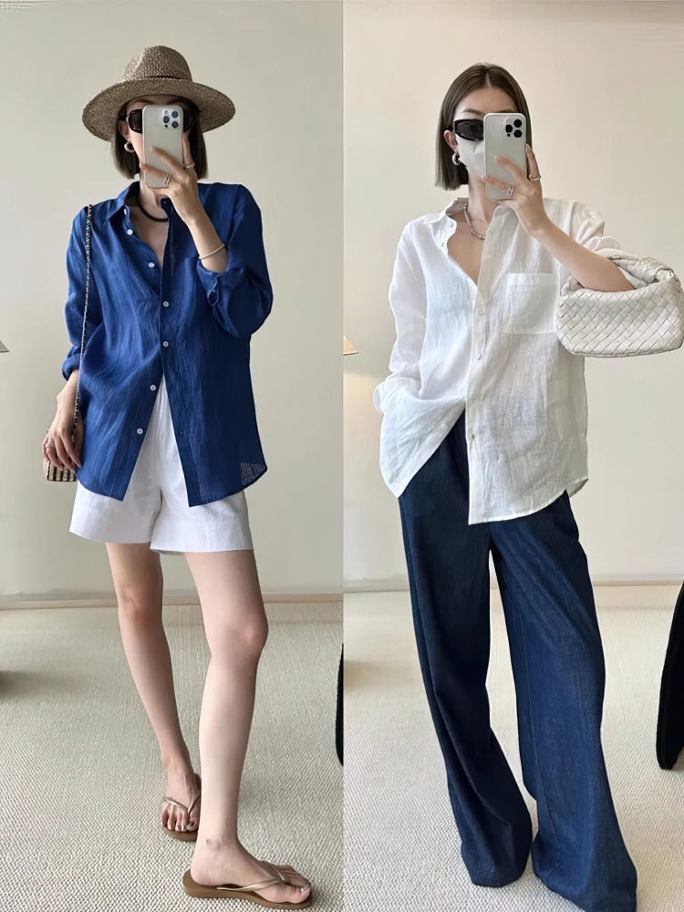 Cloud Linen Oversize Shirt