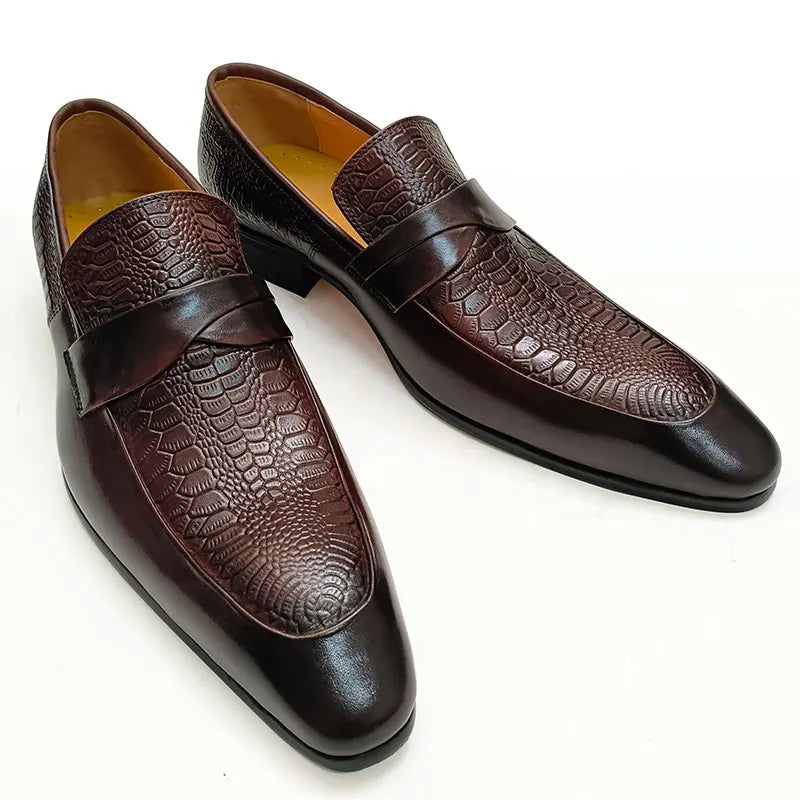 M&T Wear - Men's Handmade Genuine Cow Leather British Loafers Premium