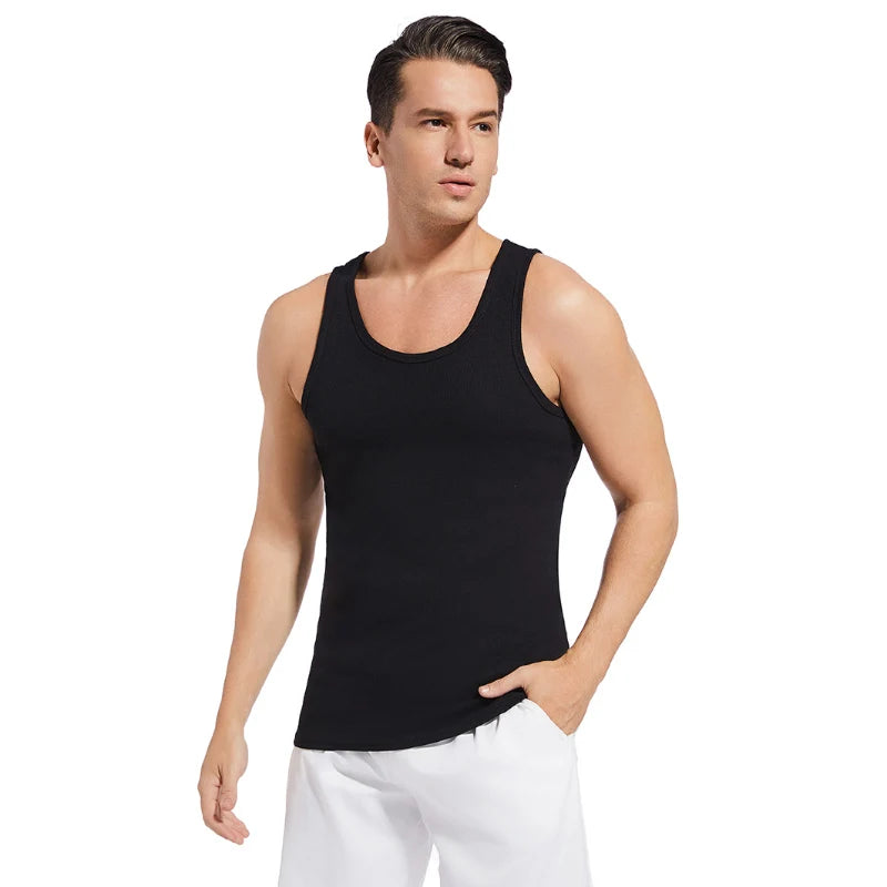 M&T Wear - Men's Essential Cotton Slim Fit Vest