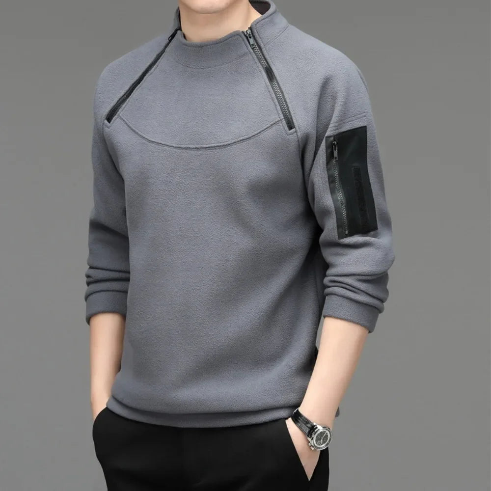 M&T Wear - Men's Lightweight Patchwork Sport Sweatshirt