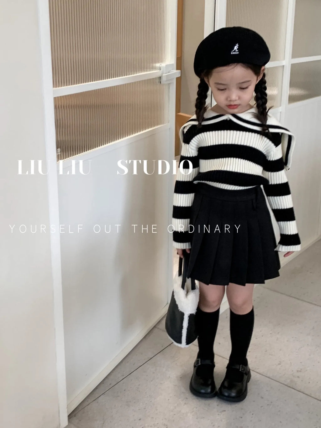 M&T Wear - Girls’ Korean Style JK Pleated Skirt