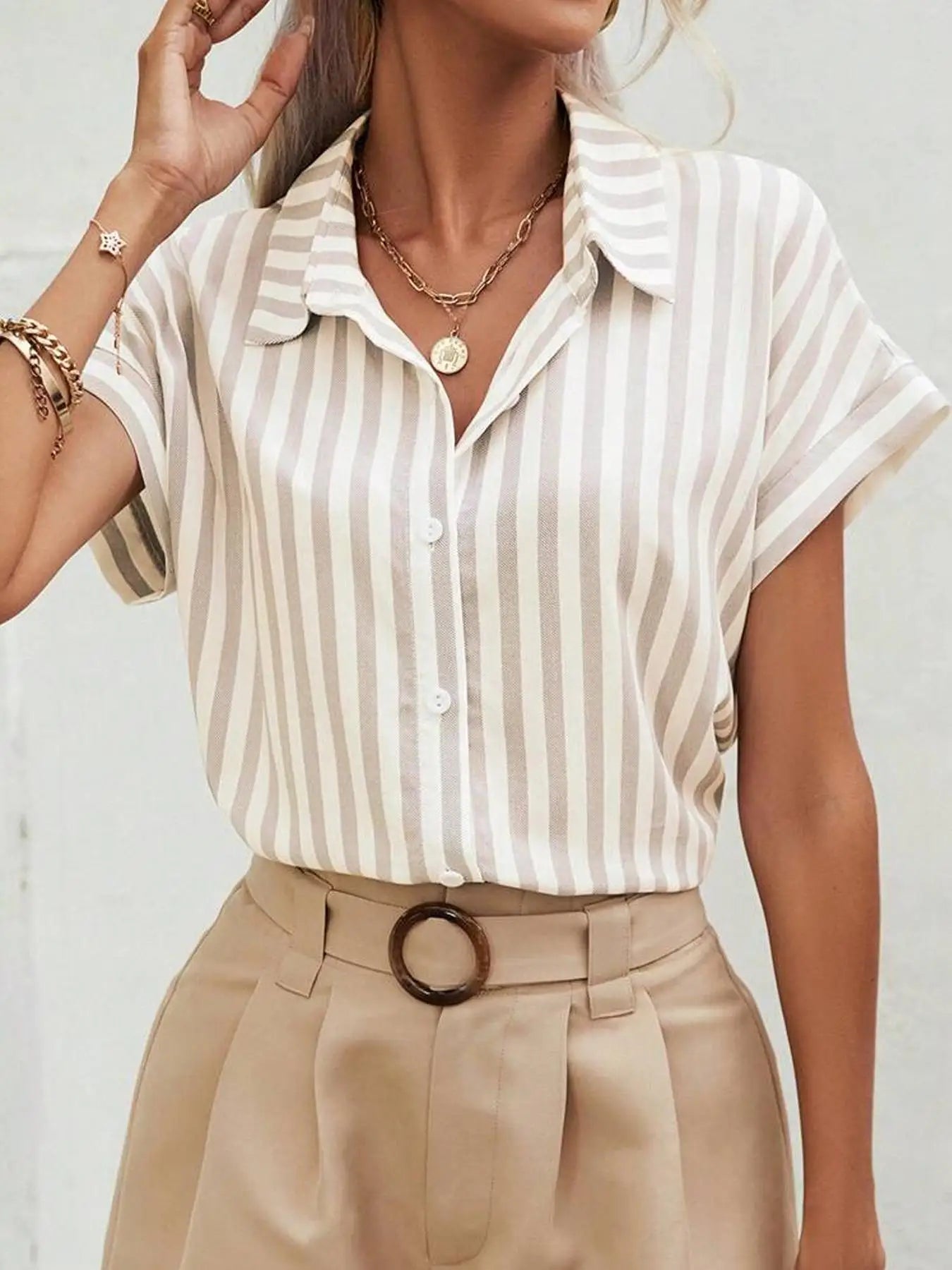 Marine Stripe Summer Shirt