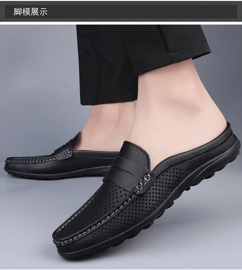 M&T Wear - Men's casual shoes four season light versatile fashion soft soled outdoor comfortable semi slippers wear-resistant casual shoes - M&T Wear