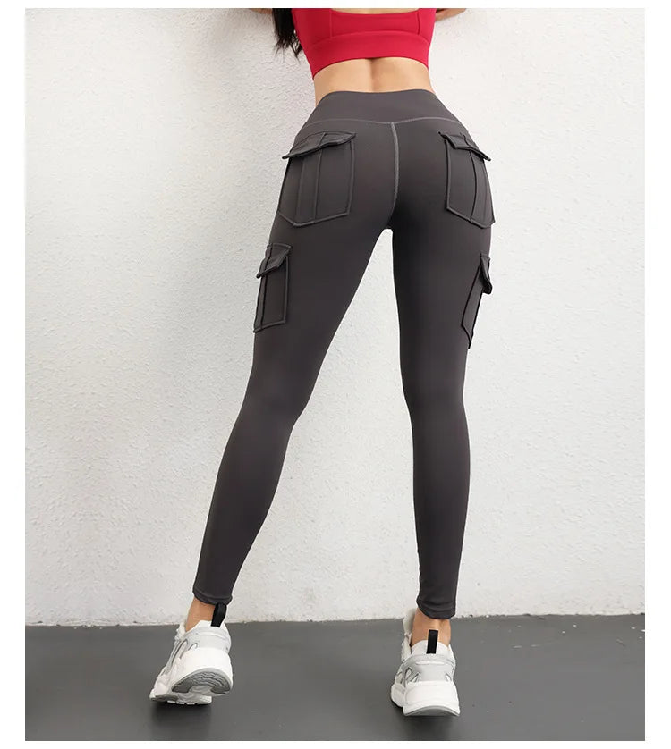 Multi-Pocket Booty-Lift Yoga Leggings