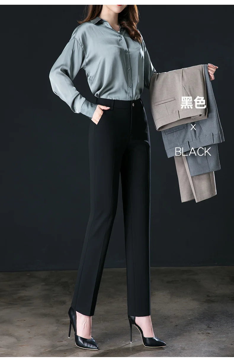 Elegant Formal Career Suit Trousers