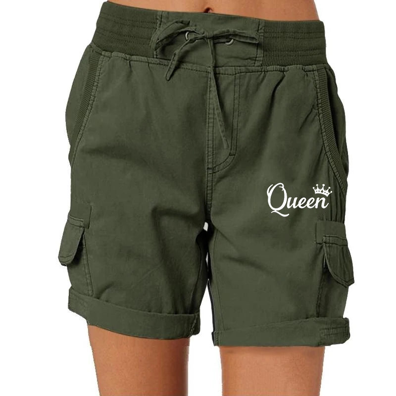 Summer Drawstring Cargo Active Shorts
