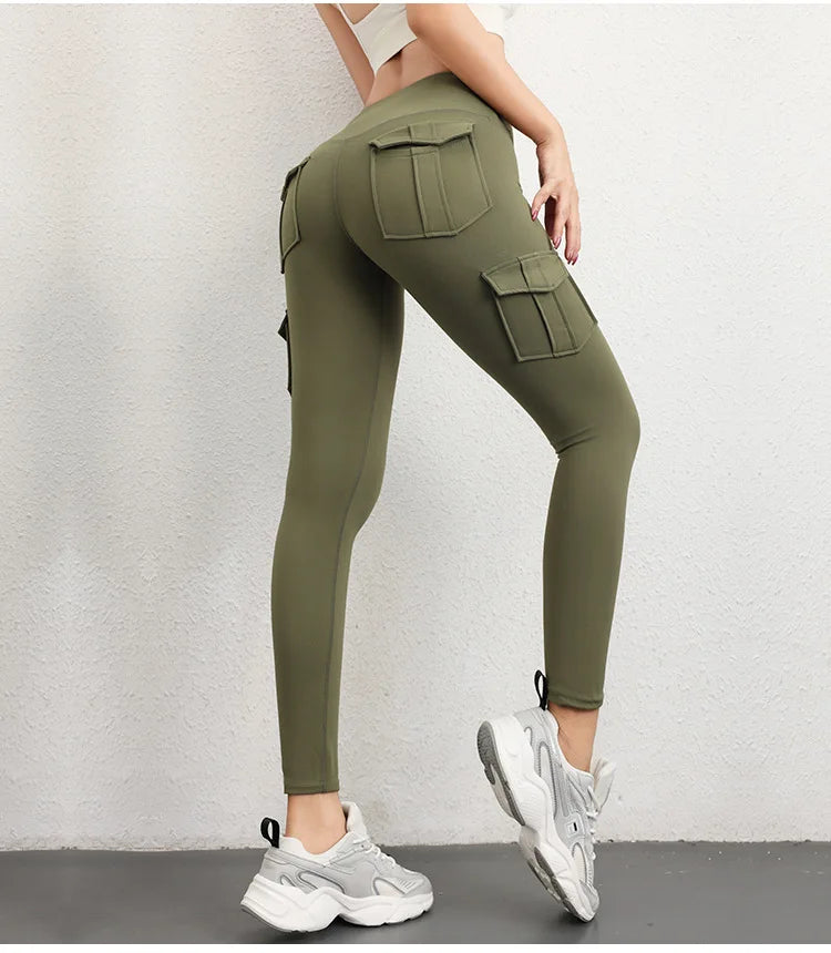 Multi-Pocket Booty-Lift Yoga Leggings