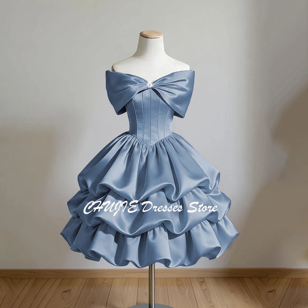 Tiered Mini Graduation & Homecoming Gown