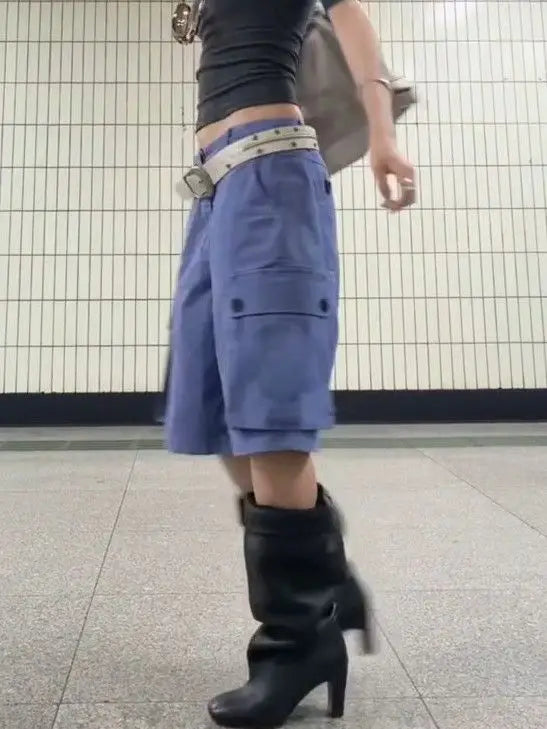 Retro Y2K Cargo Shorts