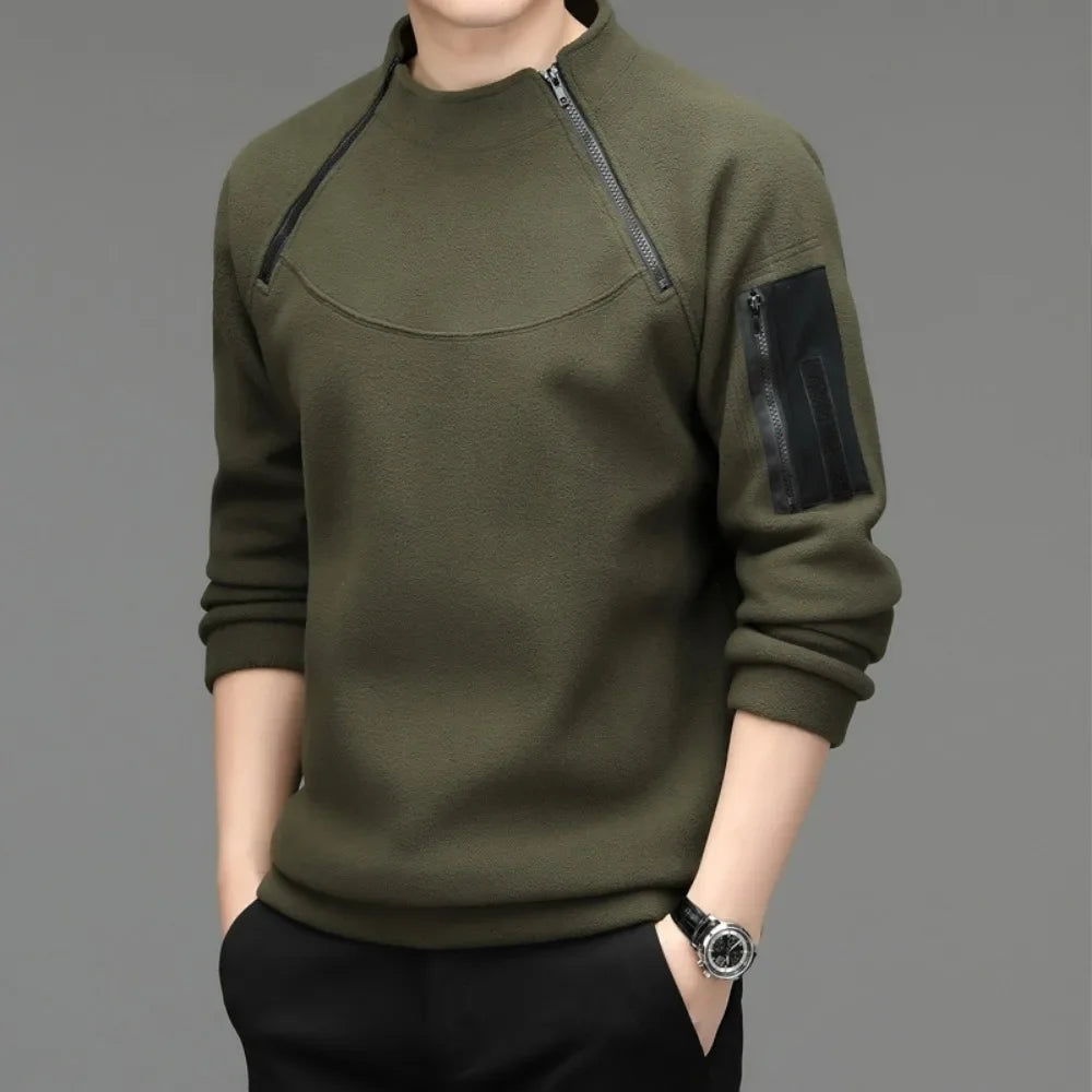 M&T Wear - Men's Lightweight Patchwork Sport Sweatshirt