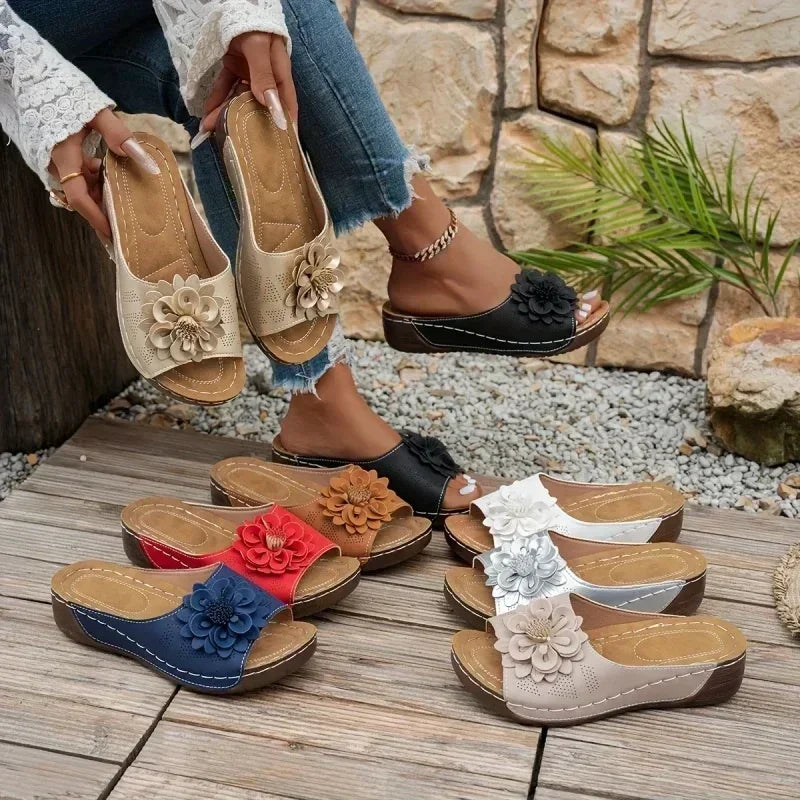 M&T Wear - Women's Elegant Low Platform Summer Slides