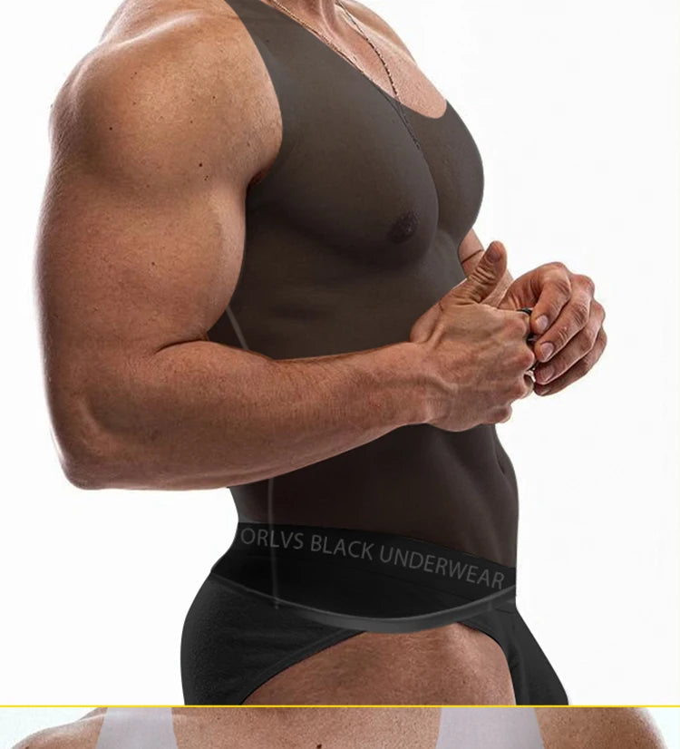 M&T Wear - Men's Sheer Elastic Muscle Fit Tank Top