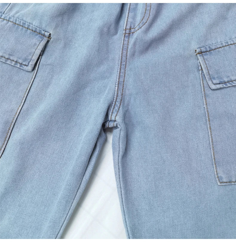 M&T Wear - Boys’ Loose Fit Elastic Waist Denim Shorts