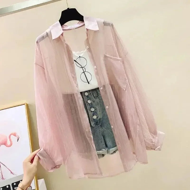 Harajuku Sheer Blouse