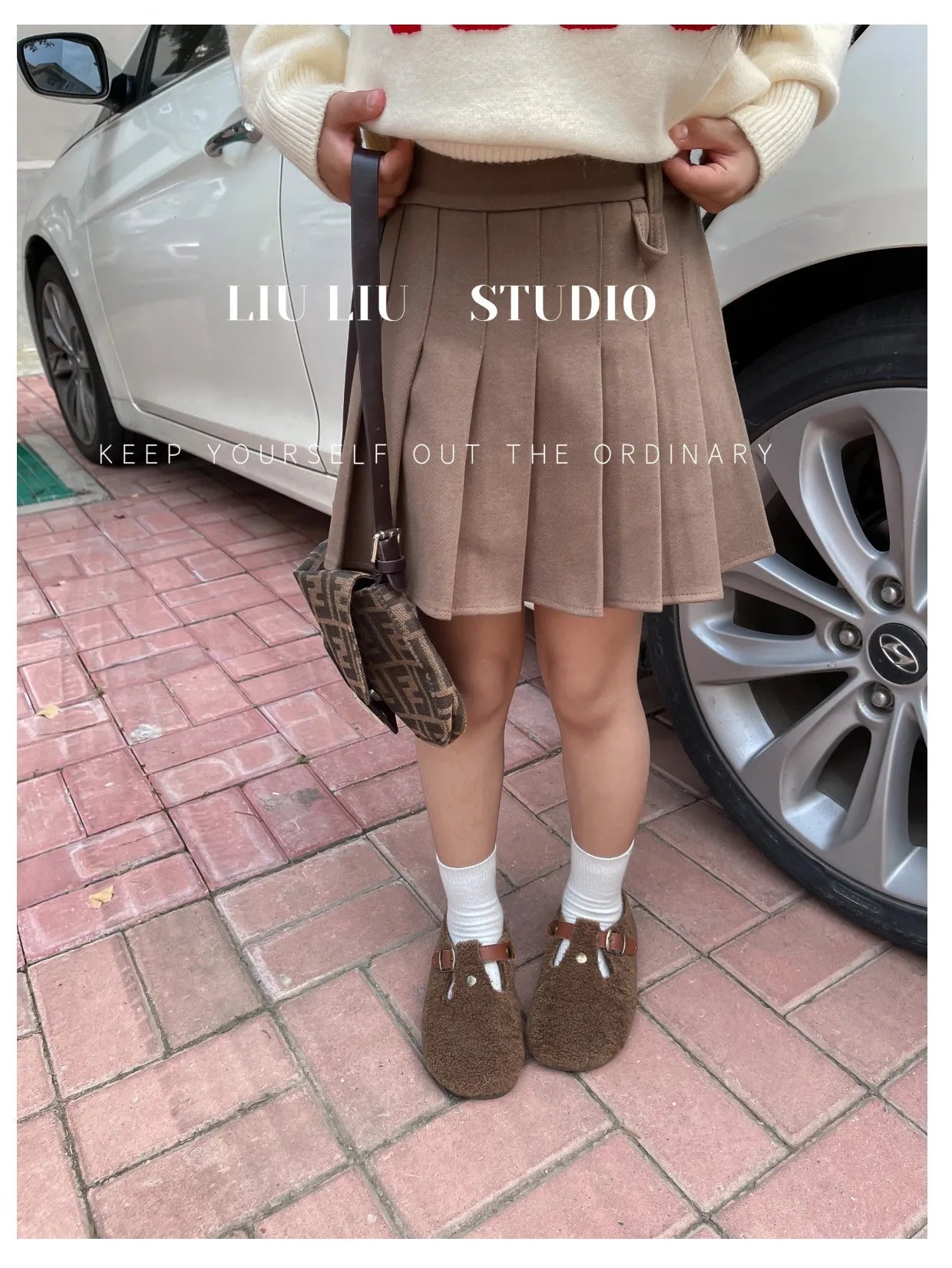 M&T Wear - Girls’ Korean Style JK Pleated Skirt