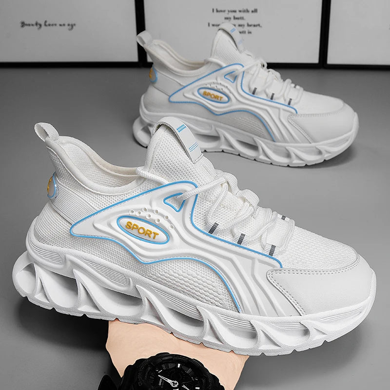 M&T Wear - Men's Casual Shoes Men Casual and Comfortable Running Sneakers Durable Lace-Up Design Suitable for Outdoor Sports and Daily Wear - M&T Wear