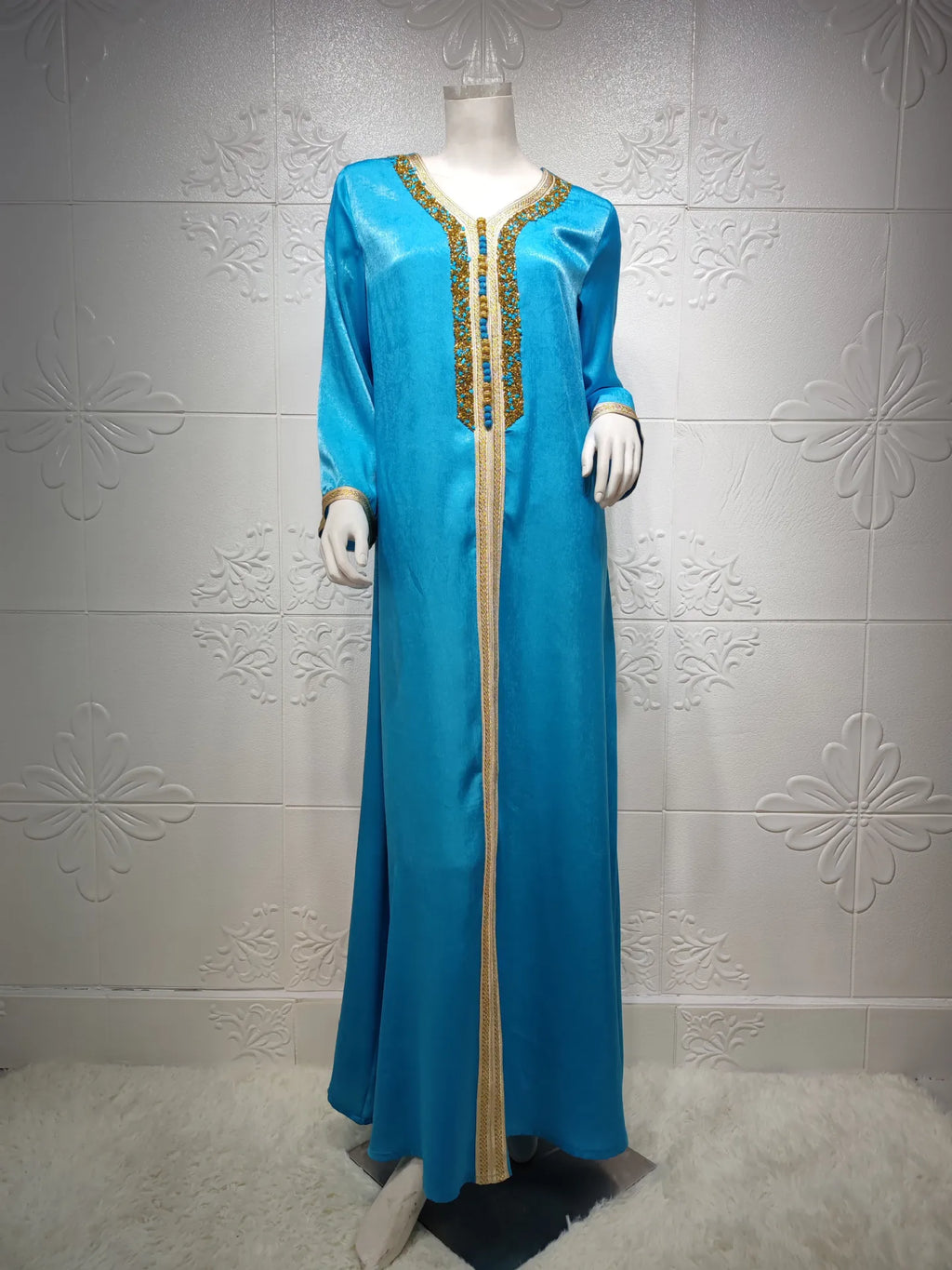 M&T Wear -  Eid Ramadan Mubarak Diamond Abaya Dress