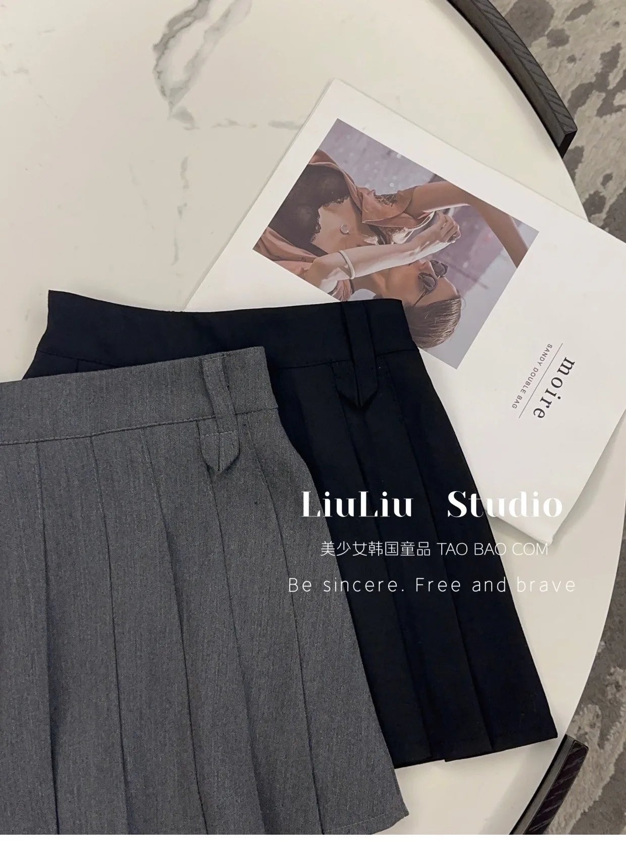 M&T Wear - Girls’ Korean Style JK Pleated Skirt