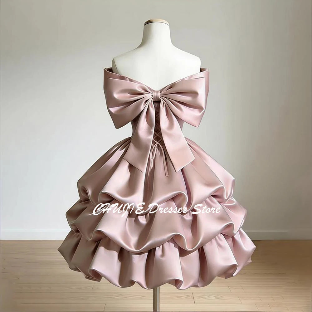 Tiered Mini Graduation & Homecoming Gown