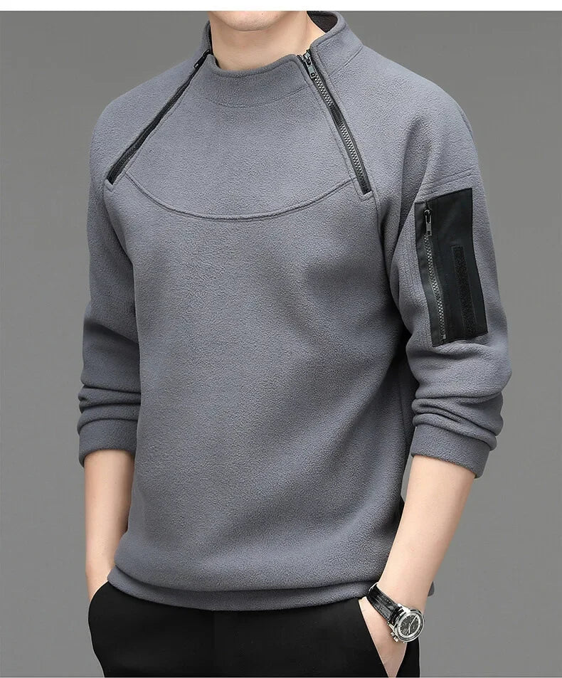 M&T Wear - Men's Lightweight Patchwork Sport Sweatshirt